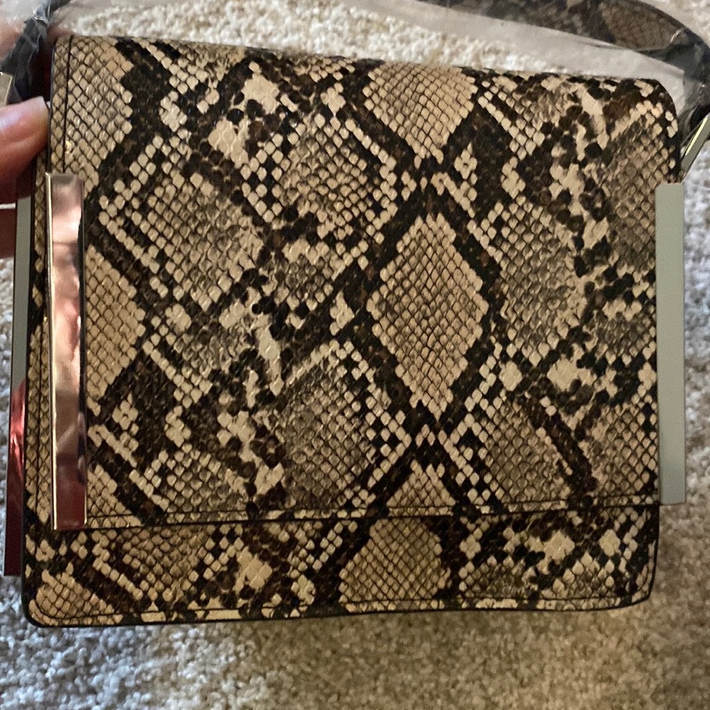 Snakeskin purse; never used